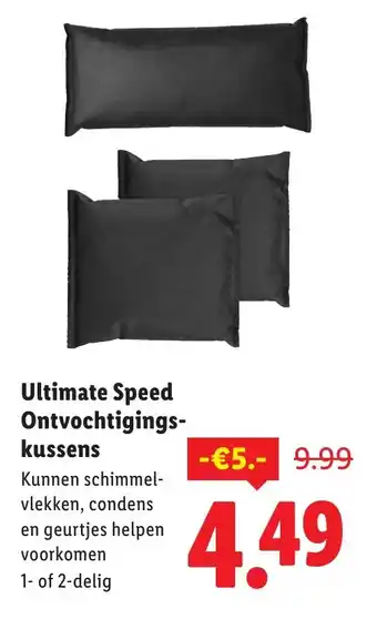 Lidl Ultimate Speed Ontvochtigings kussens aanbieding