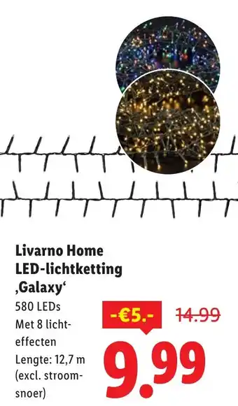 Lidl Livarno Home LED-lichtketting ,Galaxy' aanbieding