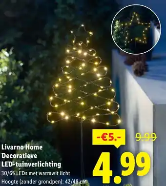 Lidl Livarno Home Decoratieve LED-tuinverlichting aanbieding