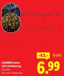 Lidl LIVARNO home LED-lichtketting aanbieding