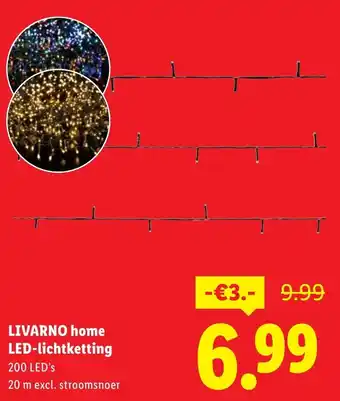 Lidl LIVARNO home LED-lichtketting aanbieding