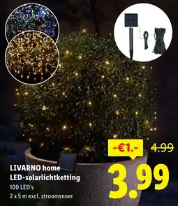 Lidl LIVARNO home LED-solarlichtketting aanbieding