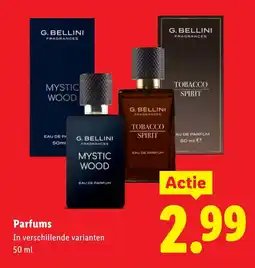 Lidl G. bellini parfums aanbieding