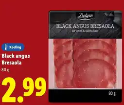 Lidl Black angus Bresaola aanbieding