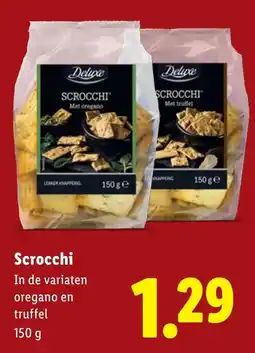 Lidl Scrocchi aanbieding