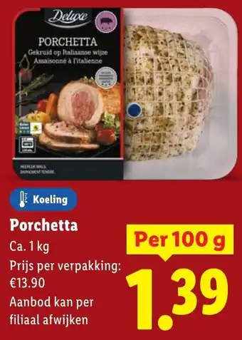 Lidl Porchetta aanbieding