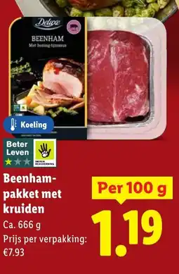 Lidl Beenham pakket met kruiden aanbieding