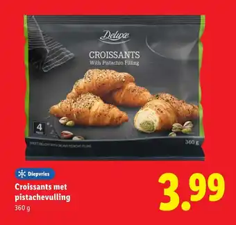 Lidl Croissants met pistachevulling aanbieding
