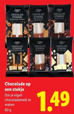 Lidl Chocolade op een stokje aanbieding