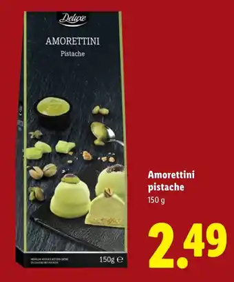 Lidl Amorettini pistache aanbieding