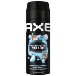 Kruidvat Axe Anarchy Deodorant & Bodyspray aanbieding