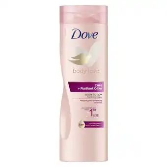 Kruidvat Dove Body Love Care + Radiant Glow Bodylotion aanbieding