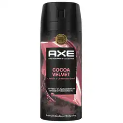 Kruidvat Axe Fine Fragrance Cocoa Velvet Deodorant Bodyspray aanbieding