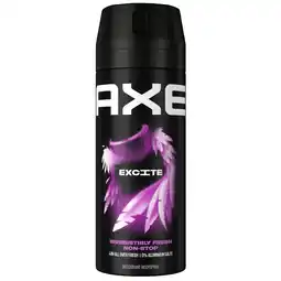Kruidvat Axe Excite Deodorant & Bodyspray aanbieding