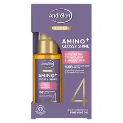 Kruidvat Andrélon Pro-Care Amino+ Glossy Shine Finishing Oil aanbieding