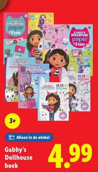 Lidl Gabby's Dollhouse boek aanbieding