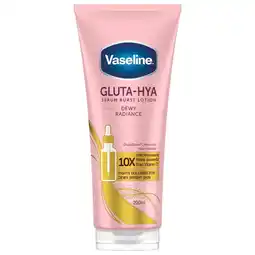 Kruidvat Vaseline Gluta-Hya Dewy Radiance Serum Burst Lotion aanbieding