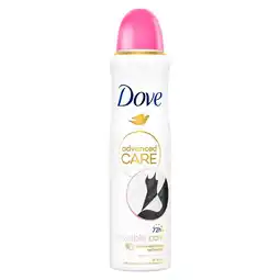 Kruidvat Dove Advanced Care Invisible Care Floral Touch Antitranspirant Deodorant Spray aanbieding