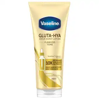 Kruidvat Vaseline Gluta-Hya Flawless Tone Semi Burst Lotion aanbieding