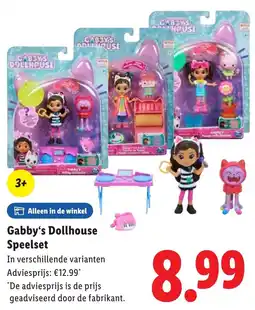 Lidl Gabby's Dollhouse Speelset aanbieding