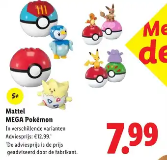 Lidl Mattel MEGA Pokémon aanbieding