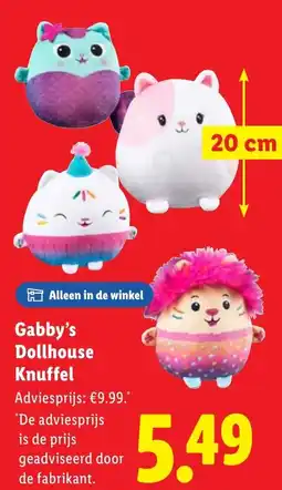 Lidl Gabby's Dollhouse Knuffel aanbieding