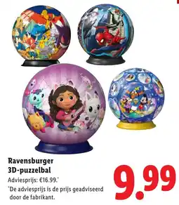Lidl Ravensburger 3D-puzzelbal aanbieding