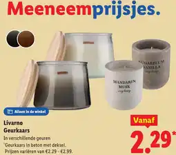 Lidl Livarno Geurkaars aanbieding