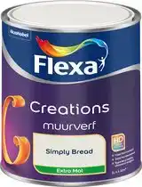 Praxis Flexa Creations Muurverf - Extra Mat - Simply Bread - 1L aanbieding