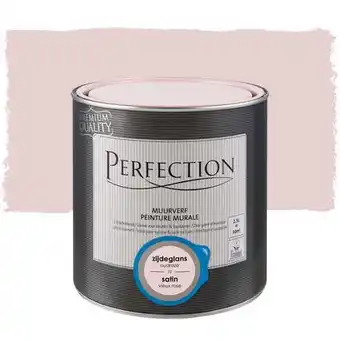 Praxis Perfection Ultradekkend Muurverf - Zijdeglans - Oudroze - 2,5L aanbieding