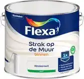 Praxis Flexa Strak Op De Muur Muurverf - Mat - Wolkenwit - 2,5L aanbieding