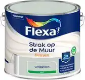 Praxis Flexa Strak Op De Muur Muurverf - Mat - Grijsgroen - 2,5L aanbieding
