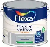 Praxis Flexa Strak Op De Muur Muurverf - Mat - Betongrijs - 2,5L aanbieding