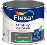 Praxis Flexa Strak Op De Muur Muurverf - Mat - Antracietgrijs - 2,5L aanbieding