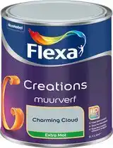 Praxis Flexa Creation muurverf charming cloud extra mat 1L aanbieding