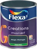 Praxis Flexa Creation muurverf magic midnight extra mat 1L aanbieding