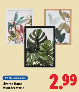 Lidl Livarno Home Muurdecoratie aanbieding