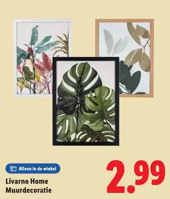 Lidl Livarno Home Muurdecoratie aanbieding