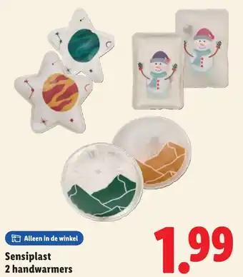 Lidl Sensiplast 2 handwarmers aanbieding