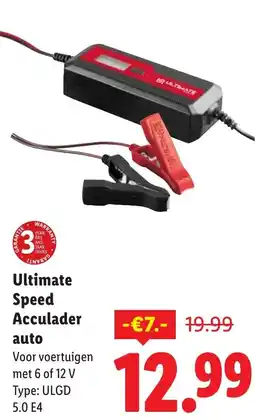 Lidl Ultimate Speed Acculader auto aanbieding