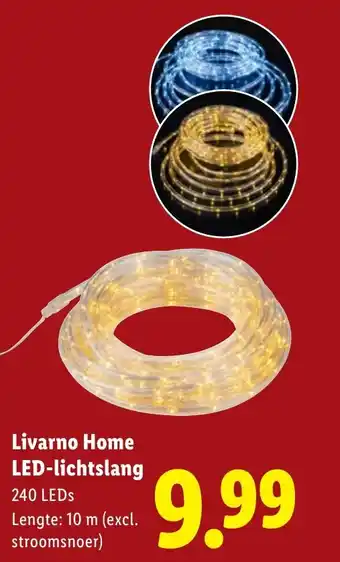 Lidl Livarno Home LED-lichtslang aanbieding