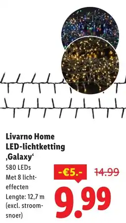 Lidl Livarno Home LED-lichtketting Galaxy aanbieding