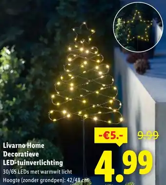 Lidl Livarno Home Decoratieve LED-tuinverlichting aanbieding