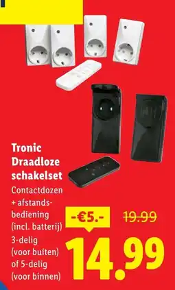 Lidl Tronic Draadloze schakelset aanbieding