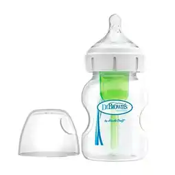 Trekpleister Dr. Brown's Options+ 1+M Antikoliekfles met Brede Hals aanbieding