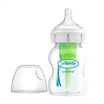 Trekpleister Dr. Brown's Options+ 1+M Antikoliekfles met Brede Hals aanbieding