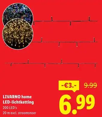 Lidl LIVARNO home LED-lichtketting aanbieding