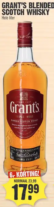 Super Dirck 3 GRANT'S BLENDED SCOTCH WHISKY aanbieding