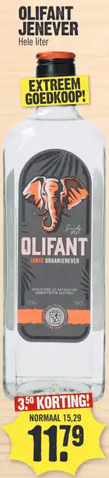 Super Dirck 3 OLIFANT JENEVER aanbieding