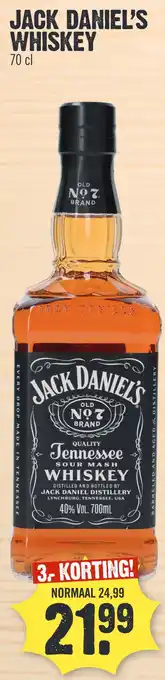 Super Dirck 3 JACK DANIEL'S WHISKEY aanbieding